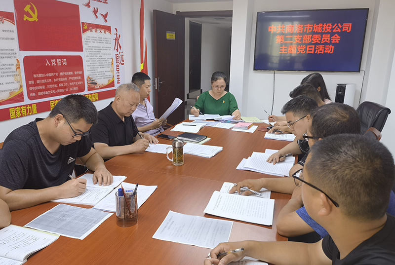 公司第二黨支部舉行學習習近平總書記在慶祝中國共產(chǎn)黨成立100周年大會上的重要講話精神心得交流會