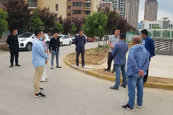 陜西省交通建設(shè)集團(tuán)公司商界分公司商洛佳苑小區(qū)“三供一業(yè)”維修改造項目通過竣工驗收