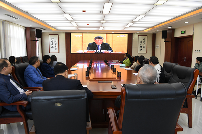 公司組織員工觀看紀(jì)念中國(guó)人民志愿軍抗美援朝出國(guó)作戰(zhàn)70周年大會(huì)直播