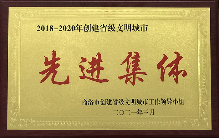 公司榮獲創(chuàng)建省級文明城市工作先進集體稱號