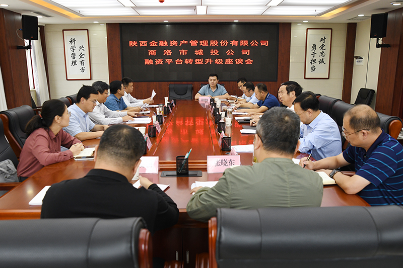 陜金資公司黨委委員、副總經(jīng)理寧軍興一行蒞臨公司調(diào)研融資平臺轉(zhuǎn)型升級工作